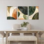 Wallity Set de 3 Pinturas Decorativas de MDF Multicolor